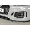 Přední podnárazník Audi RS5 B9, F5 kupé, 03/17-02/20 Rieger černý lesklý