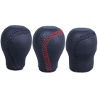 Hlavice řadící páky black 100% kůže (3 varianty)