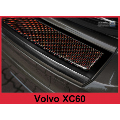 Carbon kryt- ochrana prahu zadního nárazníku Volvo XC60 2013-17