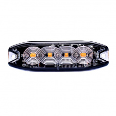 Stroboskopické světlo oranžové 4xLED R65 R10