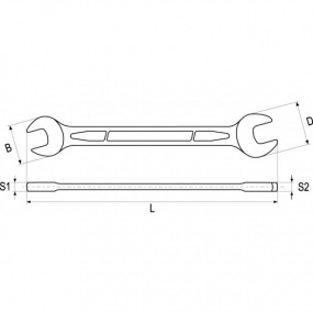 Klíč plochý 13x17 mm