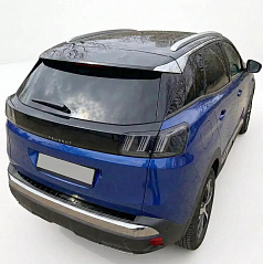Nerez černý kryt horní hrany zadního nárazníku Peugeot 3008-2016-23