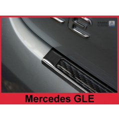 Carbon kryt- ochrana prahu zadního nárazníku Mercedes GLE 2015+