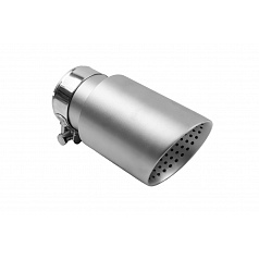 Koncovka tlumiče 89mm vstup 67mm Kartáčovaná