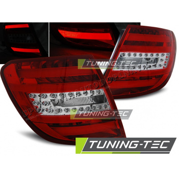 Mercedes C-klasa W204 kombi 2007-10 zadní lampy red white LED BAR Mercedes C-klasa W204 kombi 2007-10 zadní lampy red white LED BAR