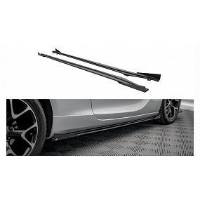 Dokładka Opel Astra GTC OPC-Line J Progi Street Pro Black + Gloss Flaps