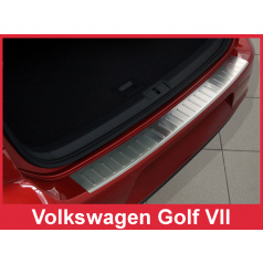 Nerez kryt- ochrana prahu zadního nárazníku Volkswagen Golf VII 2012-17