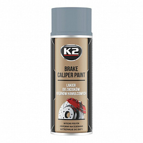K2 Brake caliper paint 400 ml Stříbrná - barva na brzdové třmeny a bubny K2 Brake caliper paint 400 ml Stříbrná - barva na brzdové třmeny a bubny