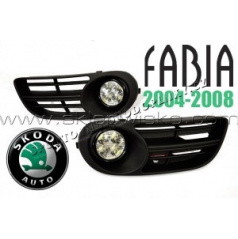 LED světla pro denní svícení Škoda Fabia I 2004-2008