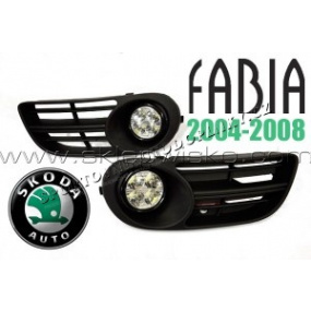 LED světla pro denní svícení Škoda Fabia I 2004-2008