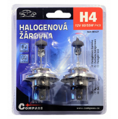 Žárovka 12V H4 60/55W P43t halogenová blister 2ks