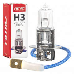 Halogenová žárovka H3 24V 70W PK22s
