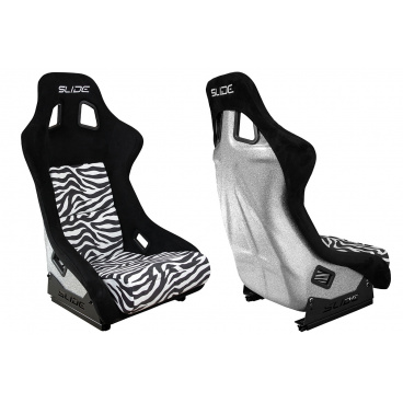 Sportovní skořepina SLIDE KS2 Premium Černé & Zebra Velur Stříbrný Třpyt Sportovní skořepina SLIDE KS2 Premium Černé & Zebra Velur Stříbrný Třpyt