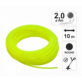 Struna do sekačky 2,0mm x 10m kruhový průřez