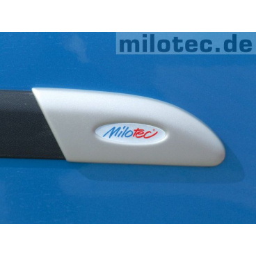 Kryty originálních bočních ochranných lišt - ABS stříbrný matný, Škoda Roomster / Fabia II Kryty originálních bočních ochranných lišt - ABS stříbrný matný, Škoda Roomster / Fabia II