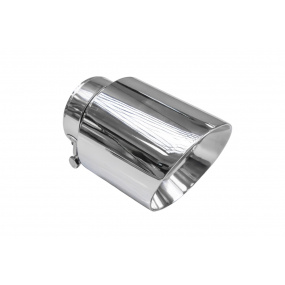 Koncovka tlumiče 114mm vstup 76mm Leštěná