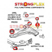 Opel Astra F StrongFlex sestava silentbloků jen pro přední nápravu 6 ks