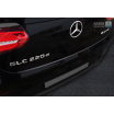 Nerez kryt-černá ochrana prahu zadního nárazníku Mercedes GLC Coupe 2016-17