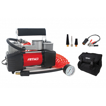 Automobilový kompresor AComp-4 kovový 2 - pístový 12 V HQ Automobilový kompresor AComp-4 kovový 2 - pístový 12 V HQ