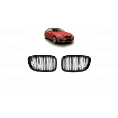 Gril BMW 5 F07 dvojité žebrování Lesklá černá