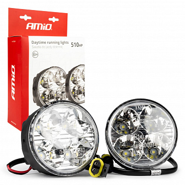 Světla denního svícení DRL 510HP 70 mm 2x4 SMD LED