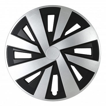 Poklice na auto PLUTON 16" palců černo-stříbrná Poklice na auto PLUTON 16" palců černo-stříbrná