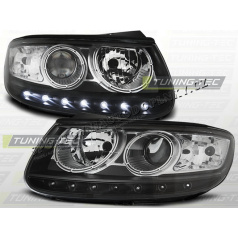 HYUNDAI SANTA FÉ 2006- PŘEDNÍ ČÍRÁ SVĚTLA DAYLIGHT LED BLACK