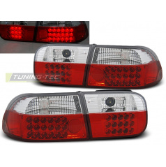 Honda Civic 09.91-08.95 2d/4d zadní lampy red white LED
