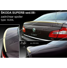Škoda superb II sedan 2008- zadní spoiler (EU homologace)