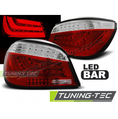 BMW E60 07.2003-02.2007 zadní lampy red white LED BAR