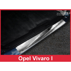 Nerez kryt- ochrana prahu zadního nárazníku Opel Vivaro I 2001-14