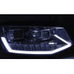 VW T6 2015- přední čirá světla chrome tube light LED DRL