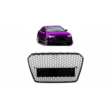 Gril Audi A5 8T Facelift Lesklá Černá