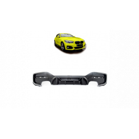 Difuzor BMW 1 F20 F21 Facelift Zadní Lesklá Černá