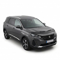 Převlek přední části kapoty černý Peugeot 5008 2017-24