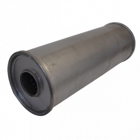 Univerzální ocelový výfukový tlumič š107 x d350mm ( 55 mm vstup)