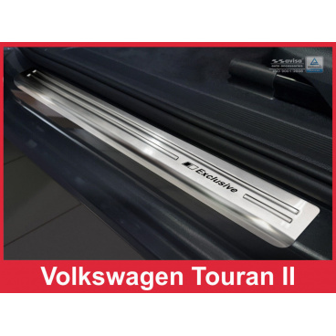 Nerez ochranné lišty prahu dveří 4ks Volkswagen Touran 2 2015-17