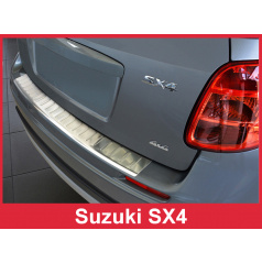 Nerez kryt- ochrana prahu zadního nárazníku Suzuki SX4 Htb. 2006-16