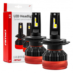 Automobilové LED žárovky série X3 H4/H19 6500K Canbus Automobilové LED žárovky série X3 H4/H19 6500K Canbus