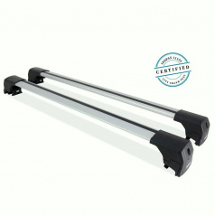 Uzamykatelné alu střešní nosiče s plnou lyžinou silver Jaecoo J7, BYD, Mercedes-Benz EQA 2022+