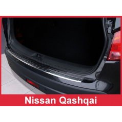 Nerez kryt- ochrana prahu zadního nárazníku Nissan Qashqai 2007-13