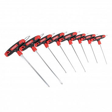 Sada torx klíčů s příčnou rukojetí 8ks. Sada torx klíčů s příčnou rukojetí 8ks.