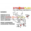 Subaru Legacy do 2006 BD BG StrongFlex sestava silentbloků jen pro přední nápravu 6-10 ks