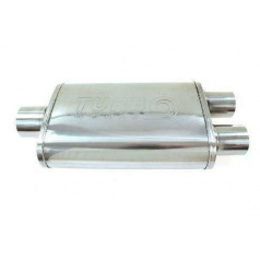 Středový tlumič 76-63,5mm TurboWorks LT 304SS 355mm