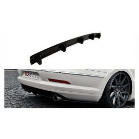 Splitter Volkswagen Passat CC R36 Rline Tył Środkowy z Dyfuzorem Gloss Black Splitter Volkswagen Passat CC R36 Rline Tył Środkowy z Dyfuzorem Gloss Black