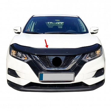 Deflektor přední kapoty Nissan Qashai 2017-21 J11 FL Deflektor přední kapoty Nissan Qashai 2017-21 J11 FL