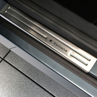 Prahové lišty Škoda Yeti 2009-13 nerez matné 4 ks