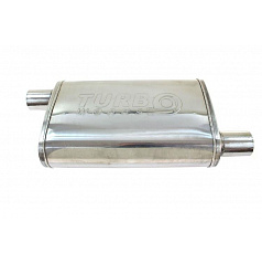 Středový tlumič 76mm TurboWorks LT 304SS 355mm