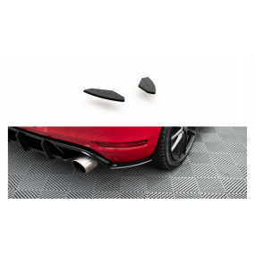 Splitter Volkswagen Golf VI GTI Tył Boczne Racing Durability Black-Red Splitter Volkswagen Golf VI GTI Tył Boczne Racing Durability Black-Red