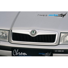 Lišta masky - chrom, Škoda Octavia I facelift 2001+